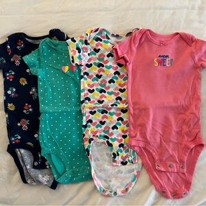 Carter’s Set of 4 Onesies